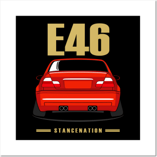 E46 Bimmer stancenation club Posters and Art